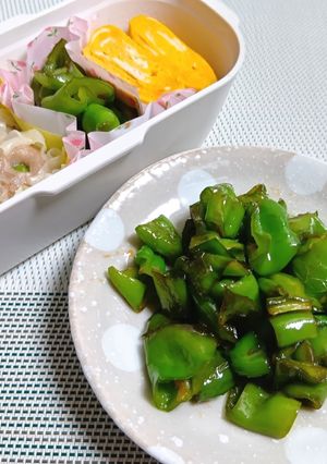 ピーマンの甘辛炒め-レシピのメイン写真
