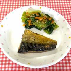 รูปของ 【保育園給食】鯖のソース煮