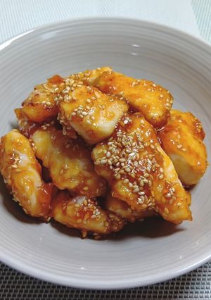 ジューシー鶏むね肉の旨辛照り焼き-レシピのメイン写真