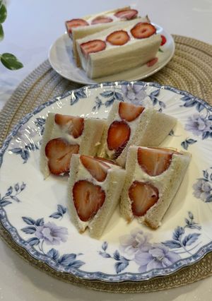 クリームチーズ　クリームのフルーツサンド-レシピのメイン写真