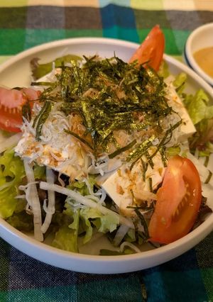 しらすと豆腐の和風サラダ-レシピのメイン写真