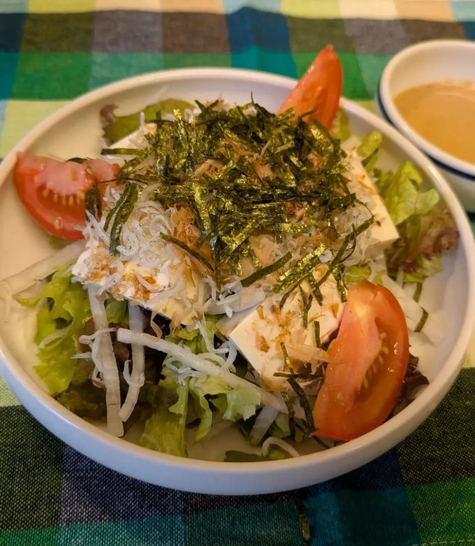 しらすと豆腐の和風サラダ-レシピのメイン写真