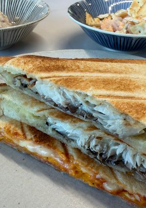 鯖のホットサンド-レシピのメイン写真