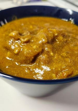 夏の夕飯！冷凍ミニトマトで作るバターチキンカレー-レシピのメイン写真