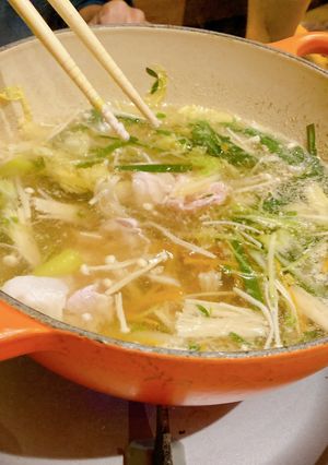 とろろポン酢で食べるスープしゃぶしゃぶ-レシピのメイン写真