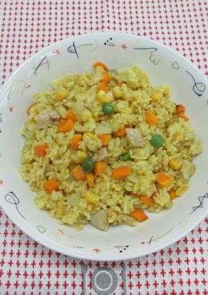 【学校給食】　カレーピラフ-レシピのメイン写真