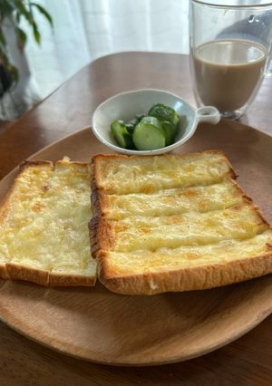 ハニーチーズトースト-レシピのメイン写真