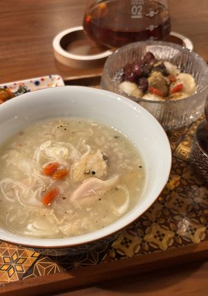 #疲れ改善メニュー　圧力鍋で参鶏湯スープ-レシピのメイン写真
