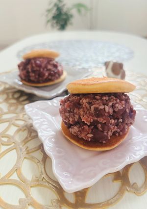 罪悪感ゼロ♪麹あんこの米粉どら焼き♡-レシピのメイン写真