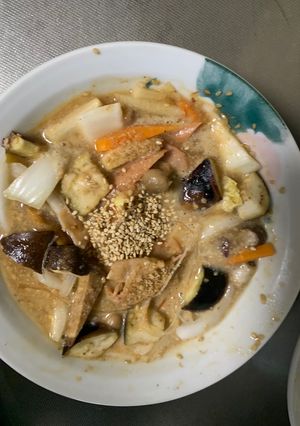 簡単根菜茄子白菜オイレモン味ハム入野菜炒-レシピのメイン写真