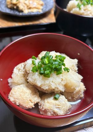 蓮根入り鶏団子のみぞれ煮-レシピのメイン写真
