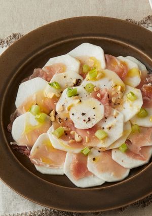 かぶと生ハムのカルパッチョ-レシピのメイン写真