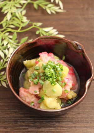 レンジで簡単！焼き茄子の紅生姜焼き風-レシピのメイン写真