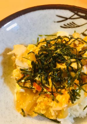 ミニ豆腐プラス●親子豆腐丼-レシピのメイン写真