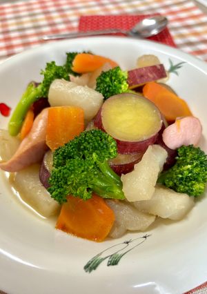 かぶと彩り野菜のポトフ風♪-レシピのメイン写真