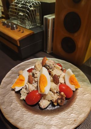鰯缶deレンチン簡単ベイクドポテトサラダ-レシピのメイン写真