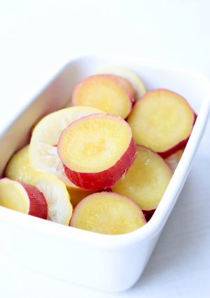 定番料理【さつまいものレモン煮】-レシピのメイン写真