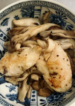 簡単⭐︎ササミと舞茸のバター焼きv1-レシピのメイン写真