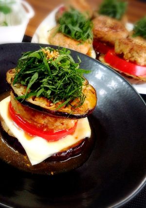 ＊ナスと豚挽き肉のハンバーガー＊-レシピのメイン写真
