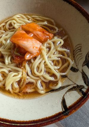 簡単★昼食!醤油キムチラーメン-レシピのメイン写真