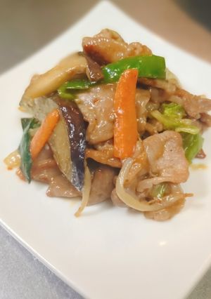 【お弁当にも◎】豚肉とナスの旨辛味噌炒め-レシピのメイン写真