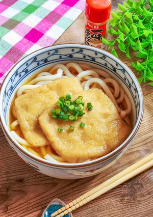 ☆あったか~い定番！きつねうどん☆-レシピのメイン写真