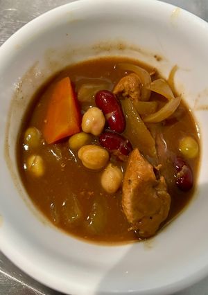 胸肉と豆のカレー-レシピのメイン写真