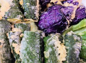 おばけきゅうりと夏野菜の天ぷら＋天ぷら衣-レシピのメイン写真
