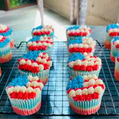 รูปของ 4th of July カップケーキ