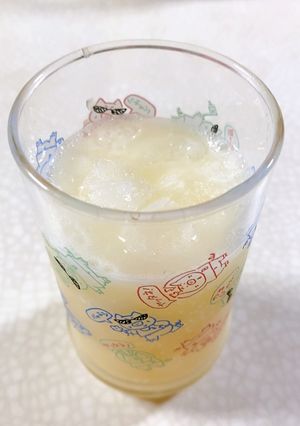 桃缶シロップでカルピスを美味しく-レシピのメイン写真