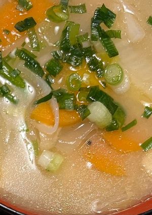 冷凍鶏団子と白菜の味噌汁-レシピのメイン写真