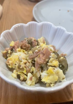 レタスとツナの卵炒め-レシピのメイン写真