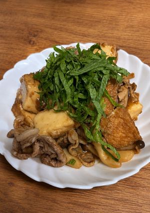 豚肉と厚揚げのきのこ炒め-レシピのメイン写真