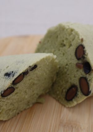 抹茶黒豆蒸しパン-レシピのメイン写真