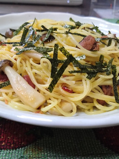 ヘシコ梅肉ペペロンチーノ-レシピのメイン写真