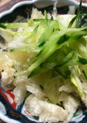 パサパサ柑橘ときゅうりと白菜のサラダ-レシピのメイン写真