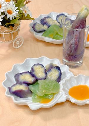 油不使用　レンジで色落ちしない蒸し茄子-レシピのメイン写真
