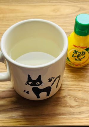 簡単☆レモン白湯☆レンジで90秒-レシピのメイン写真