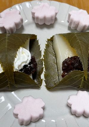切り餅で簡単桜餅-レシピのメイン写真
