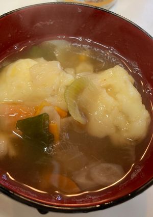 一杯で栄養満点すいとん汁-レシピのメイン写真