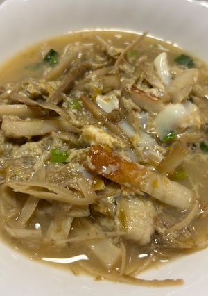 ちくわとごぼうの玉子とじ〜柳川鍋風〜-レシピのメイン写真