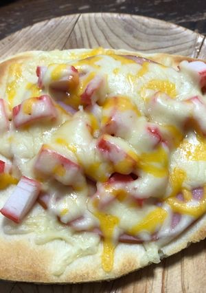残ったナンでピザ風トースト-レシピのメイン写真