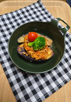 ナスのトマトソースかけ-レシピのメイン写真