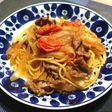 簡単・美味!トマトすき焼きパスタ