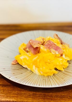 ベーコンと卵の無水スクランブル-レシピのメイン写真