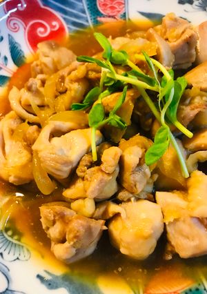 鶏もも肉のあまから生姜焼き-レシピのメイン写真