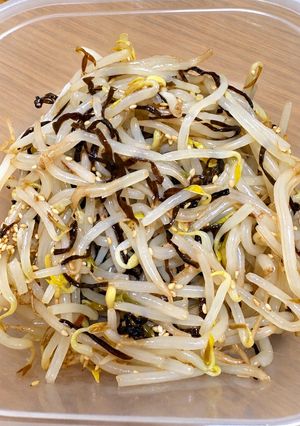時短な作り置き♪もやしと塩昆布の簡単ナムル-レシピのメイン写真