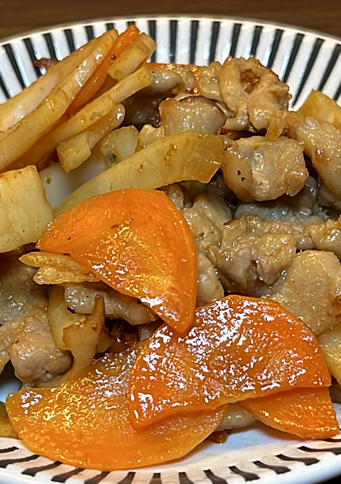 豚肉とれんこんのきんぴら-レシピのメイン写真