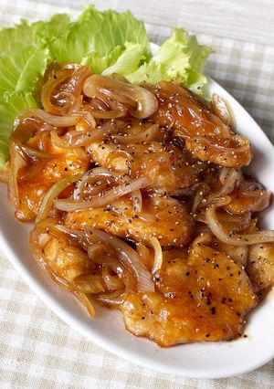 ふわっと香る♪鶏むね肉の甘辛わさび焼き-レシピのメイン写真
