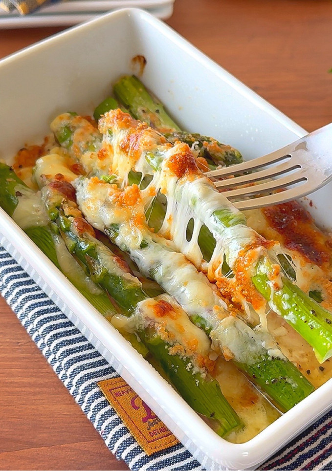 とろ〜りチーズのアスパラマヨ焼き-レシピのメイン写真